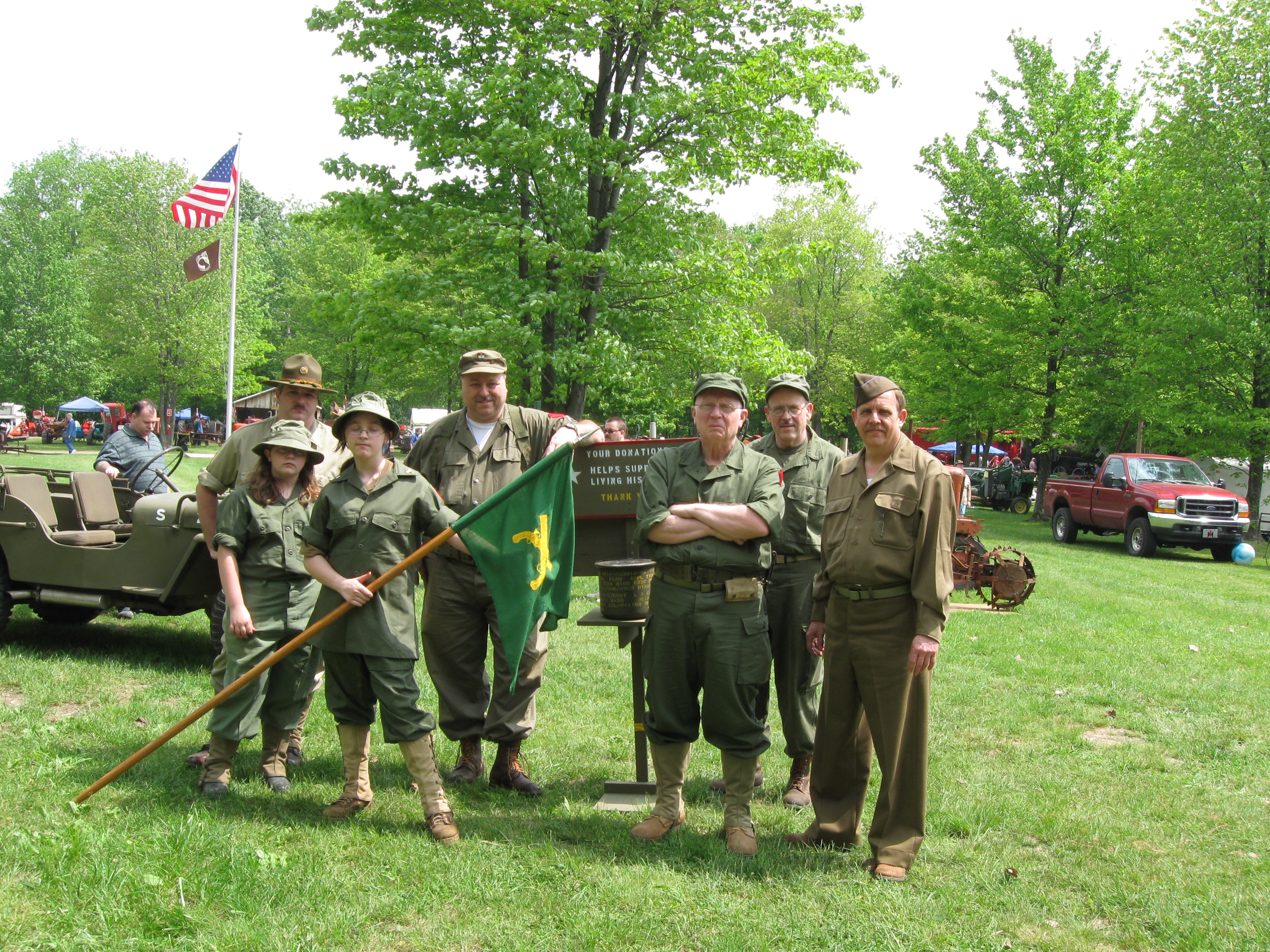 WWII Living History – Brownsville Steam and Gas Assn.